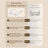 Eye Red Light Therapy Device Cold Hot Compress Glasses Microcurrent Eye Massager 7 Color Light Eye Mask for Eye Bags Wrinkles