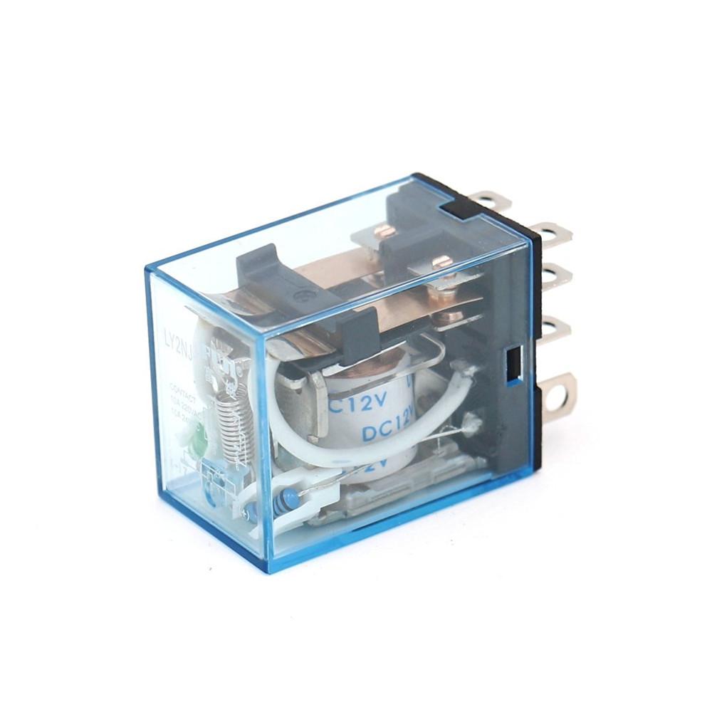 LY2NJ HH62P HHC68A-2Z Electronic Micro Mini Electromagnetic Relay 10A 8PIN Coil DPDT DC 12V 24V AC 220V