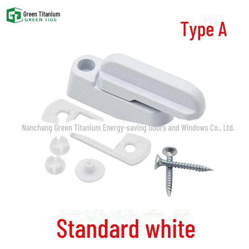 T-Type Lock Sliding Window Handle: Anti-Theft Casement Lock for Plastic and Steel Windows