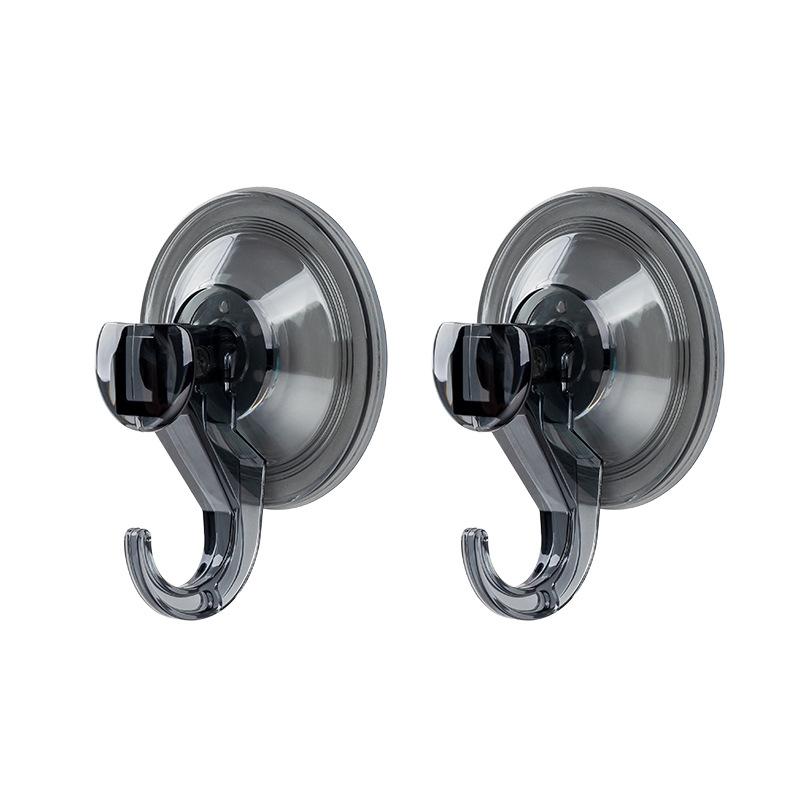 Suction Cup Hooks, Clear Reusable Heavy Duty Vacuum Suction Cup Hooks Glass Kitchen Bathroom Hooks for Towel