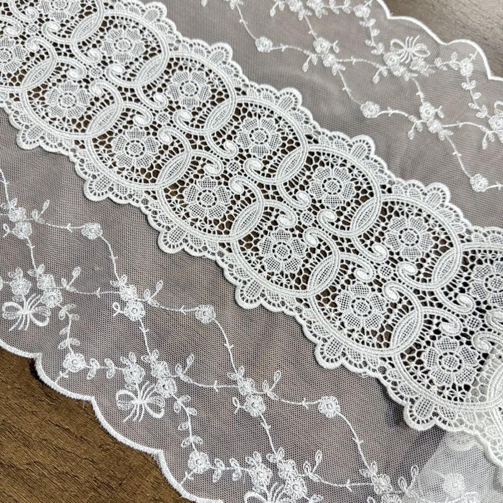 European American Light Luxury White Lace Coffee Table Long Dining Table Cover Cloth Table Flag TV Cabinet Shoe Cabinet Chest Cabinet Tablecloth