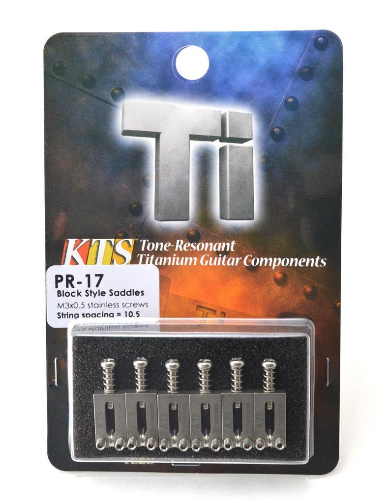 KTS Titanium Parts Block Type Saddle PR-17 (10.5mm)