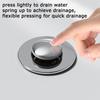 WTEMPO 1PC Universal Drain Stopper Bathroom Sink Stopper Stainless Steel Anti-Clog Home Filter Hair Catcher Shower Floor Drain