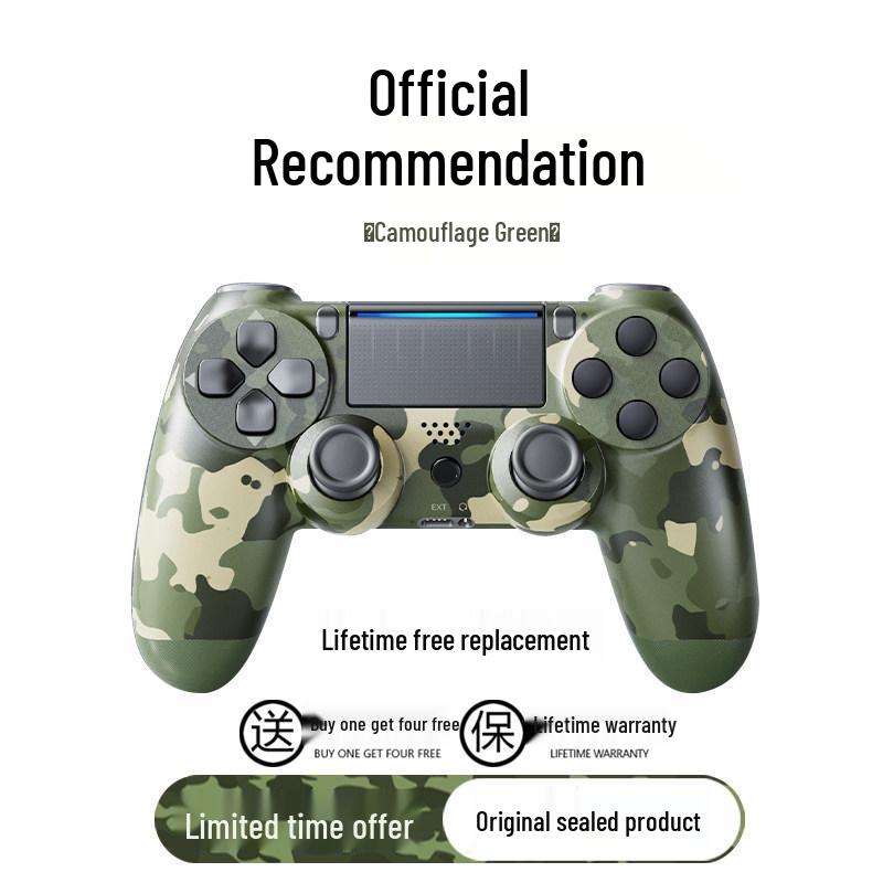 Compatible Wireless Bluetooth Controller for PS4 Pro, PC, Steam, iOS, and Mobile Devices