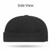 Casual With Earmuffs Warm Beanie Cap Adjustable Windproof Brimless Beanie Cap Fleece-Lined Thermal Dome Melon Cap Winter