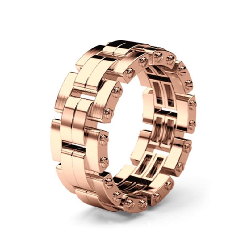 Mei Mary Creative gold-plated diamond ring - fashionable ring for men and women