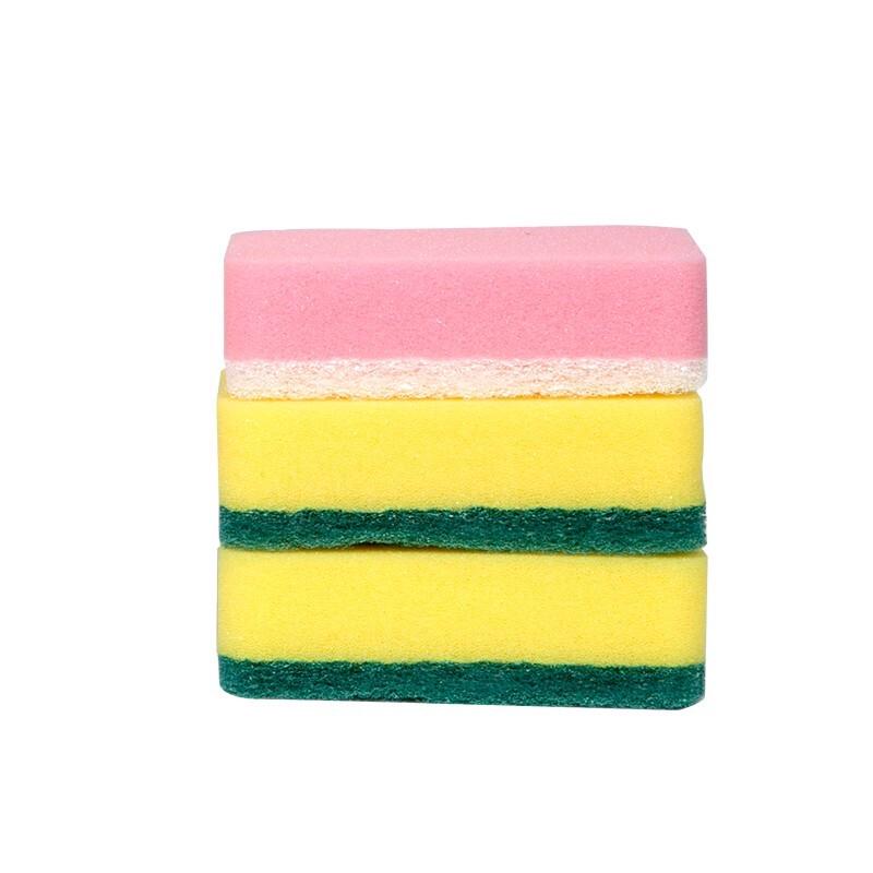 Miao Jie Absorbent Kitchen Sponge Scouring Pad Set