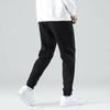 Li Ning Knitted Sweatpants Men's Black Thickened Cuffed Pants YKLS457-1