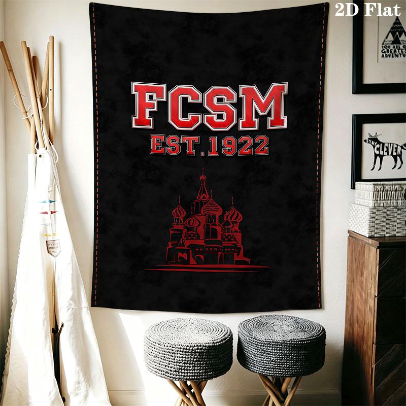 Spartak Moscow Might Wall Hanging Printed Fabric Blanket Decorative Tapestries for Bedroom Living Room Home Decor