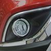 2PCS ABS Chrome Car Front Headlight Fog Lamp Cover Trim For Mitsubishi Outlander 2017- Car Styling