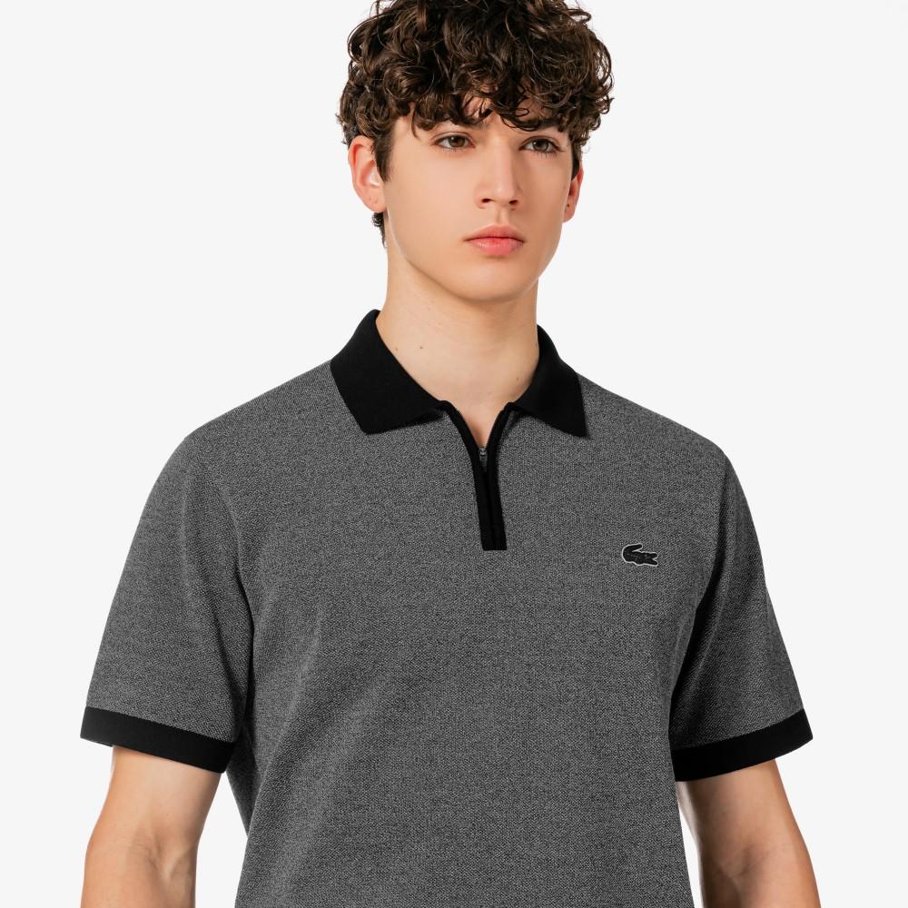 [lacoste] Men's Golf Two-Tone Half-Zip Sweater AH012E-56G031