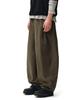 DECET Barrel Wide Leg Pants Dcpt071Brown