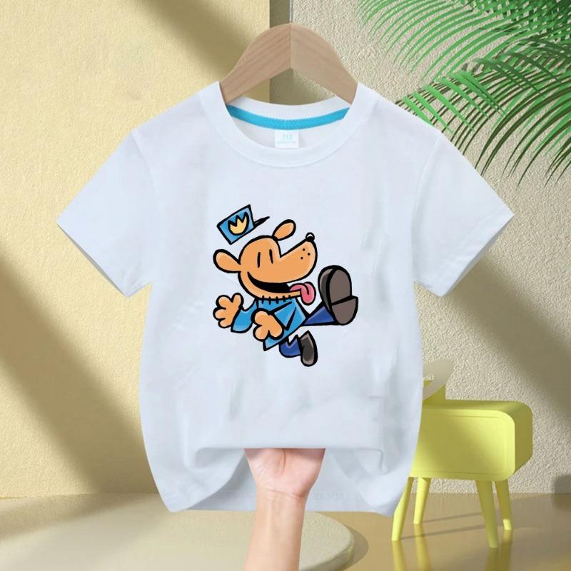 Summer Spring Cute Cat with Capybara Reading Book T Shirts Short Sleeve Kids Children's T-shirt Boys Girls Casual Top Tee Shirt