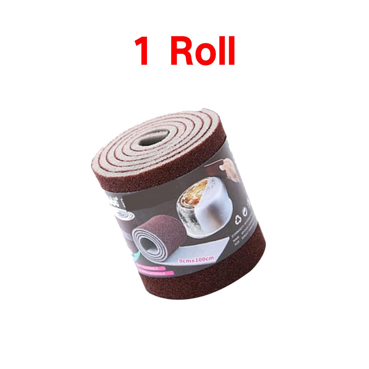 

1/2 Roll Household Scrub Sponges Convenient Dish Cleaning Sponge for Effortless Grease Removal Reusable Kitchen Accessory