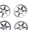 4 Pieces Wheel Rims DIY Metal Hub Tires : Car