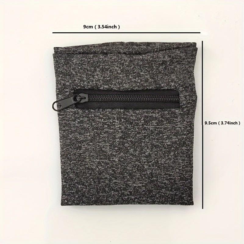 Multi-functional Sports Wristband: Coin Purse, Key Holder, Card Sleeve, Sweat-Absorbing, Wrist Protector