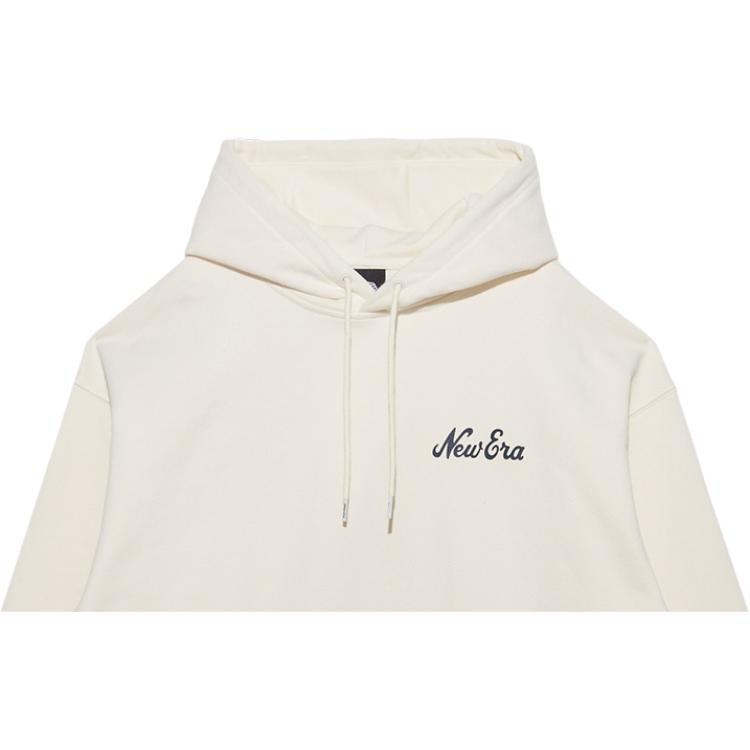 New Era SS22 Cartoon Hot Dog Letter Pattern Pullover American Sweatshirt Unisex Sweatshirt Beige 13353725