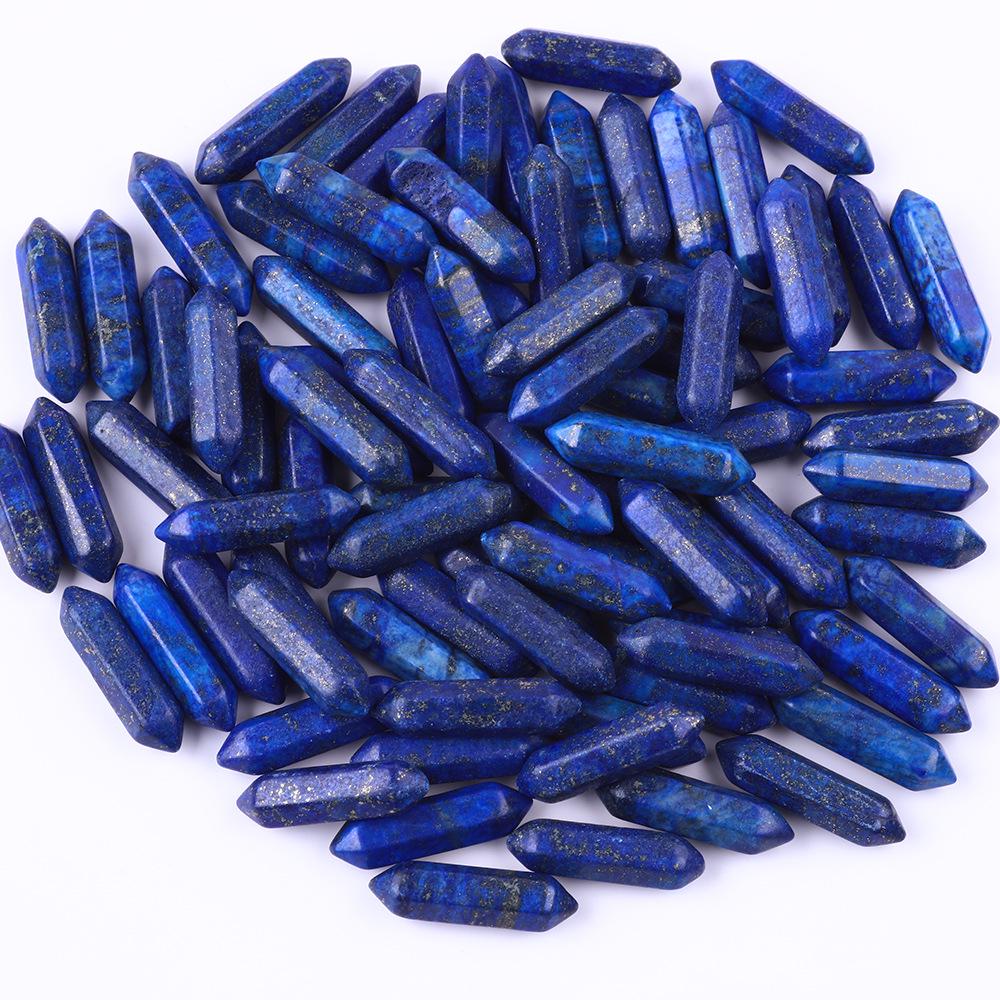 Amazonita Ponta Dupla Coluna Hexagonal Gema Semipreciosa Polida