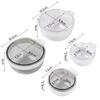 Bird Parrot Feeding Bowl Detachable Transparent Bowl Plastic Food Cup for Cage Convenient Hanging Seed Water Feeder for Parrots