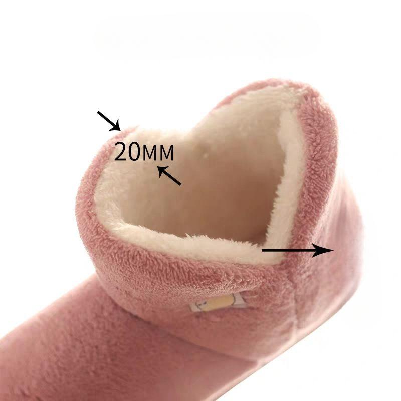 Zimní bavlněné pantofle Ovčí kůže Dámské boty Přírodní kožešina Dámské Teplé Vnitřní Měkká Vlna Dámská Domácí Obuv