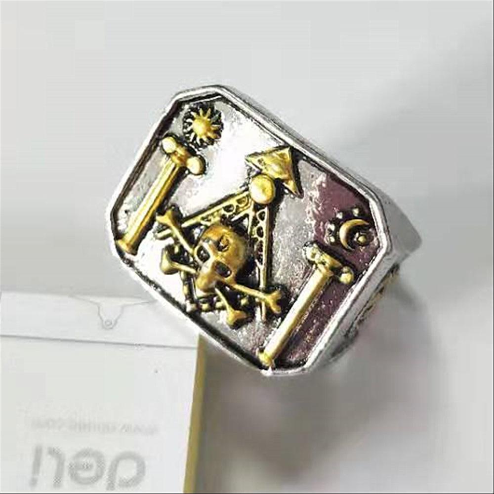 Totenkopf Hipster Dominanter Ring Retro Punk Hip Hop Herrenring