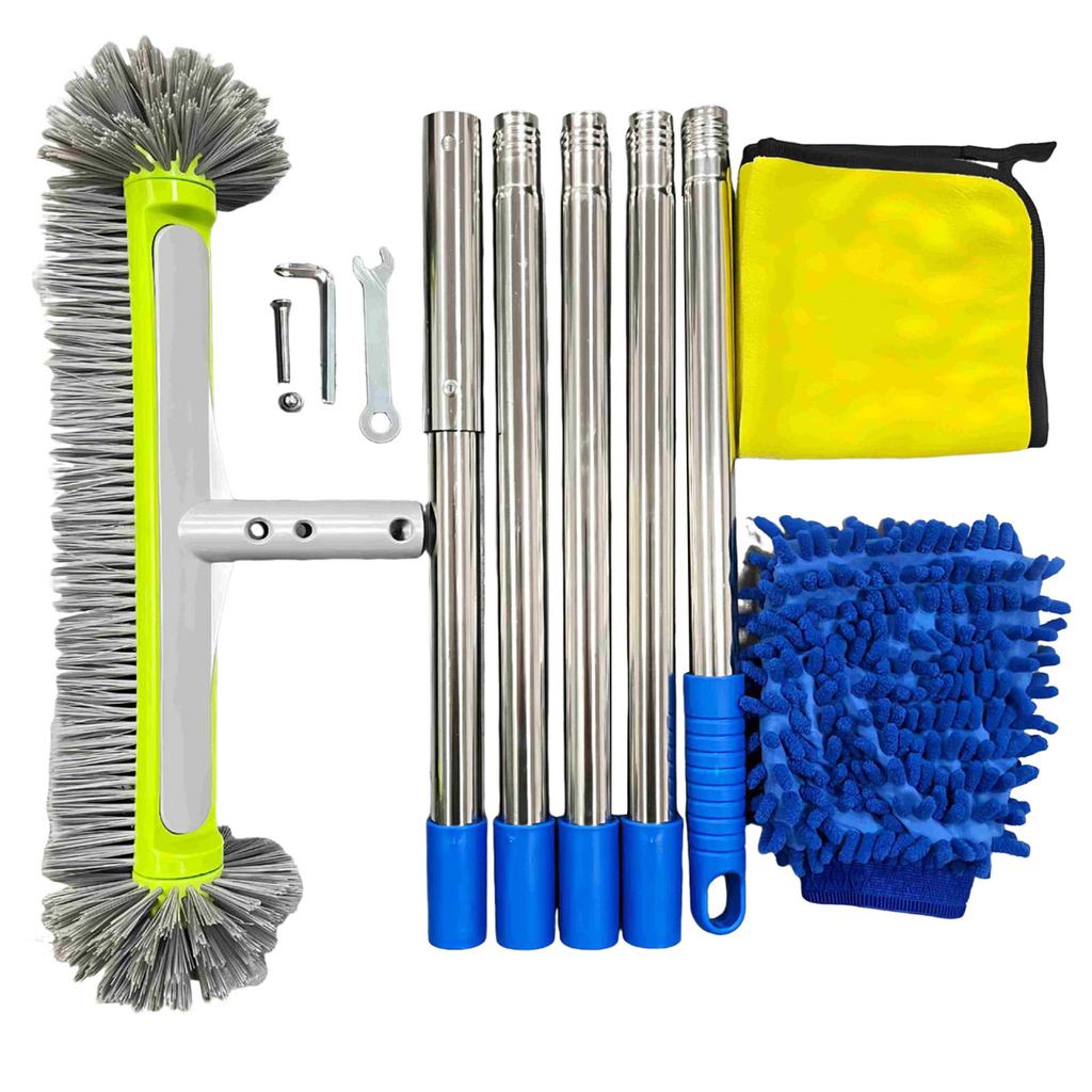 Swimming Pool Round Scrub Brushes with Around Nylon Bristles Enhanced Pool Brushes for Cleaning Shower Bathroom Patio Pool