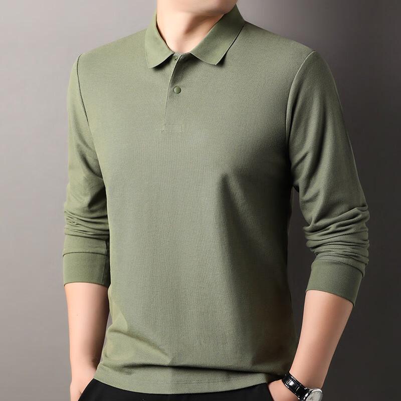 

Hengyuanxiang Men s Long-Sleeve Round Neck Cotton Blend Base Layer Tee 3XL