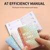 Efficiency Plan Leather Pocket Calendar Colorful Schedule Planner Notepad  School Office Supplies