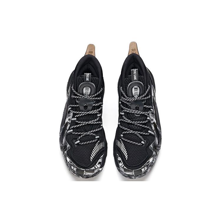 New Anta Berserk 2 Cushioning Anti Slip And Wear Resistant High Top Basketball Shoes Black 112031602-3
