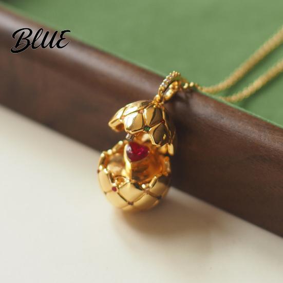 Egg Pendant Jewelry Retro Necklace Medieval Style Easter with Love
