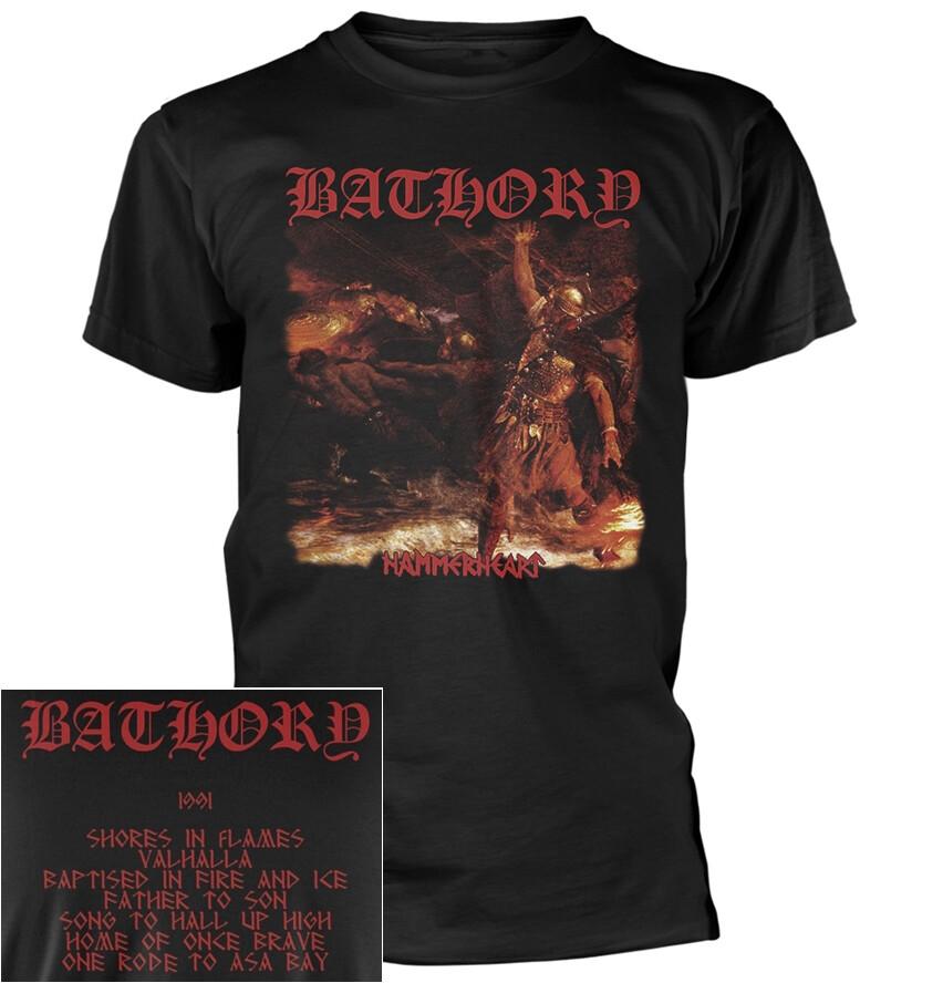 26 Bathory Hammerheart Shirt S-3XL Black Metal Tshirt Official T-Shirt Unisex T-Shirt M