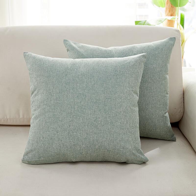 Yongguang Solid Color Thick Sofa Cushion & Pillow Cover Set