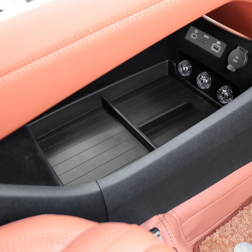 For BYD Sealion 07 2025 2025 Armrest Storage Box Center Console Layered Storage Box Tray Plate Organizer Interior Accessories