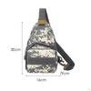 Herren Umhängetasche, Trendige Brust-Schultertasche zum Angeln, Rucksackwandern,