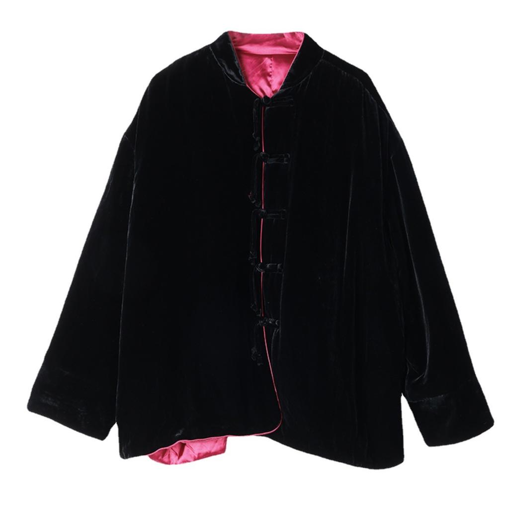 Chinese Style Cotton Jacket Winter Small Cotton Jacket Mothers Clothing Vintage Style Button Cotton Jacket Tang Suit Womens Jacket