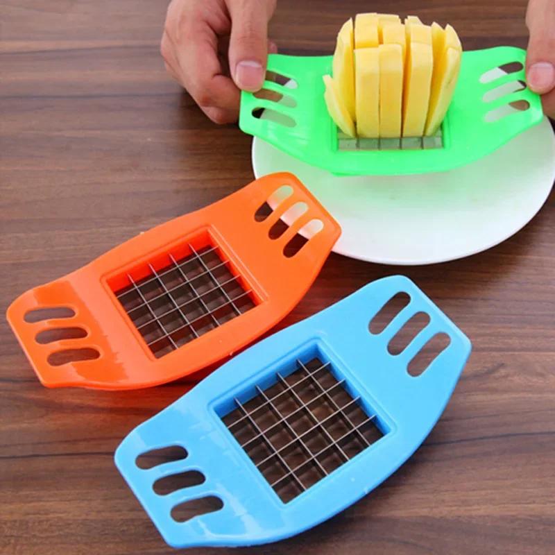 Household Potato Slicer, Multifunctional Vegetable Slicer, Fruit And Vegetable Slicer, French Fry Slicer, Hand Safe Kitchen Tool