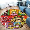 Super Mario Round Area Rug Carpet Rug For Living Room Bedroom Sofa Playroom Decor Nonslip Floor Mat