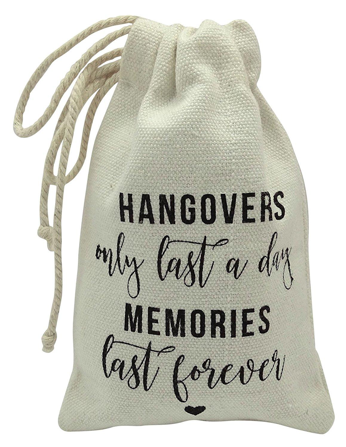 

Дарлінг Сувенірний набір від похмілля Сумки для дівич-вечірки Сумки для першої допомоги Полотняні сумки 4 x 6 дюймів| 10 4 x 6 Inches off білий колір