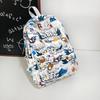 Schoolbag Women's Fun Graffiti Backpack American Lightweight Junior High School Student School Bag Niche Design Versatile Trend Backpack
