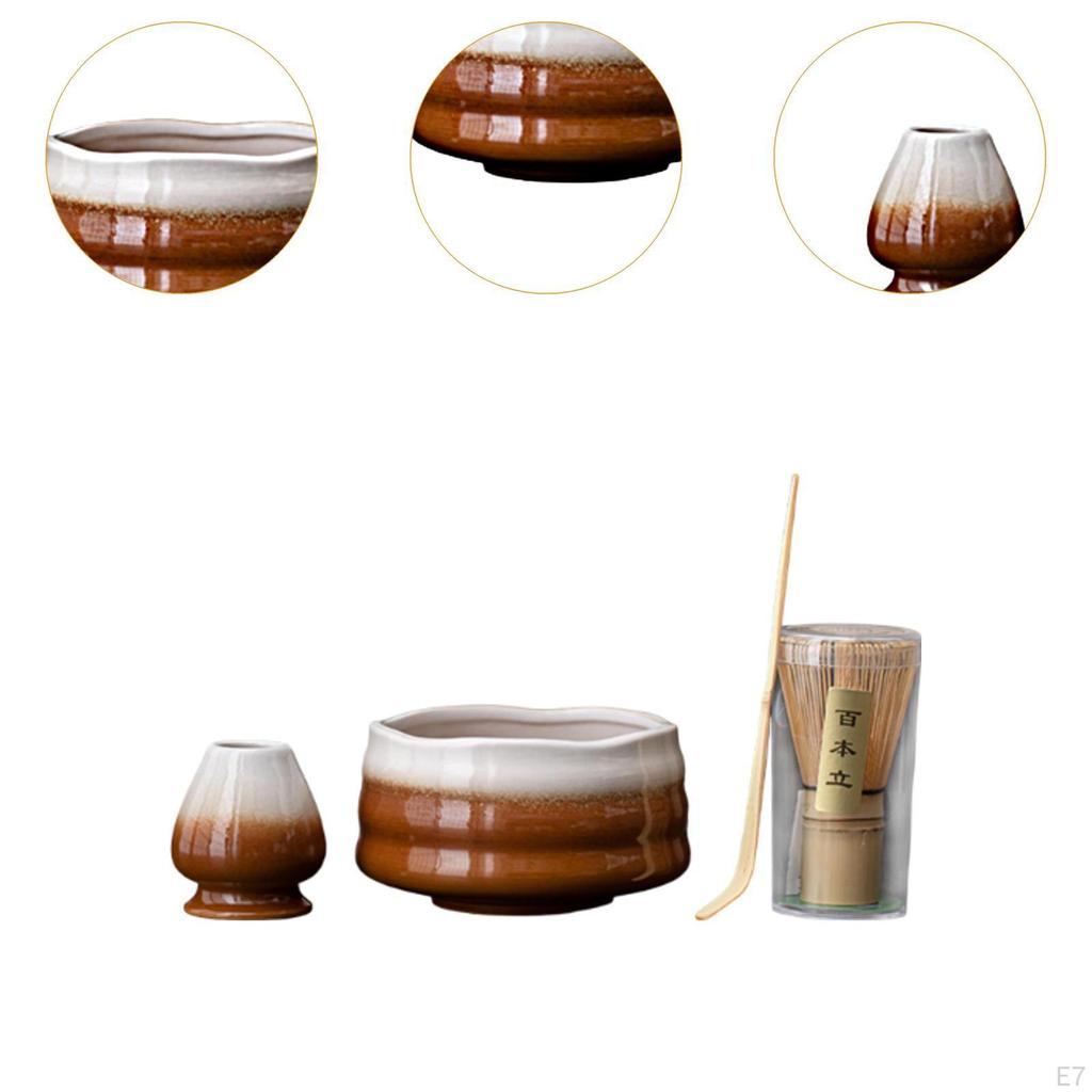 Matcha Whisk Set Ceremony Accessory Ceramic Kit Japanese Holiday
