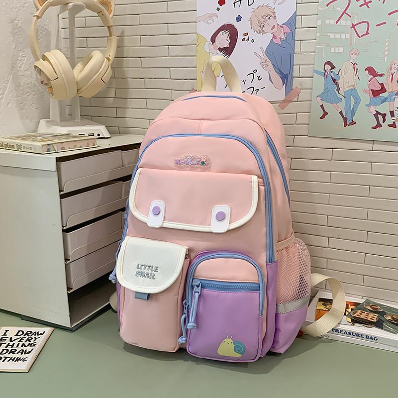 Cartoon Schoolbag For Primary School Students Grade 3-6 Large Capacity Backpack Lightweight And Lightweight Children's Schoolbag