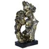 Mother & Father With Child Love Statue Showpiece For Home Decor & Gifting,  Centimeters, Copper