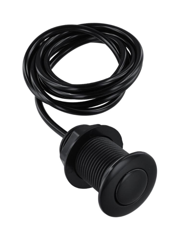 1set Switch Push Button Cover With 1.5m Hose Garbage Disposal Air Switch Food Waste Disposal Device Push Button Replacement Kit