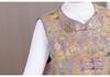2026 Spring Chinese Jacquard Frog Button Vest Jacket for Middle-aged Women