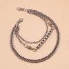 Punk Side Chain Trendsetting Halloween Cobweb Pant Jewelry Layered Body Chain Trousers Street Clothing Accessories