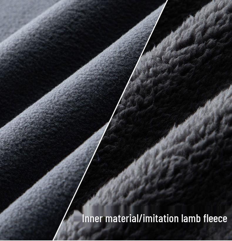 Men's Thickened Fleece Jacket - Spring Cardigan Outerwear