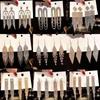S925 Silver Needle Korean Fashion Diamond Tassel Earrings for Women