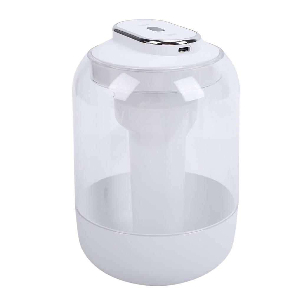 Dual Spray Humidifier 2L USB Rechargeable Digital Display Desktop Cool Mist Humidifier with Night Light for