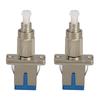 2pcs FC Male To SC Female Adapter FC UPC Male To SC UPC Female Single Mode Hybrid Optical Fiber Connector Adapter