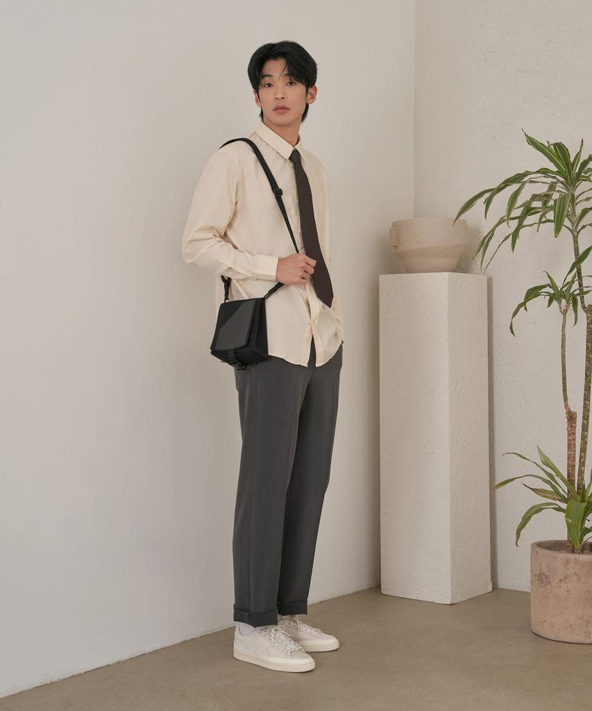 Pleatsmama Mini Messenger Bag Black
